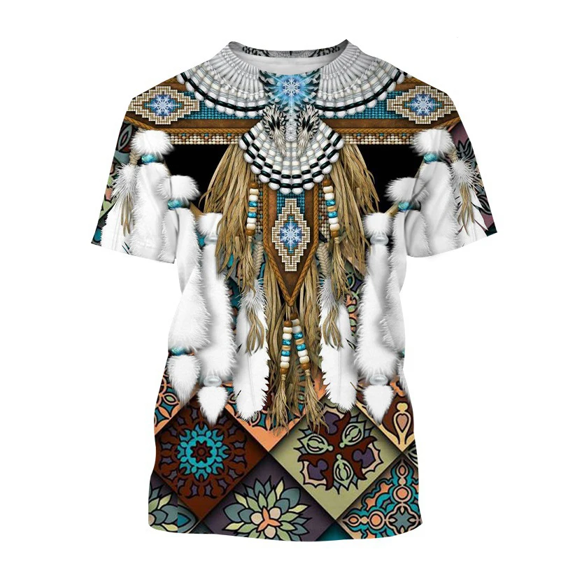 Fashion Ethnic Indian Clothing - T-Shirt à Manches Courtes pour Homme