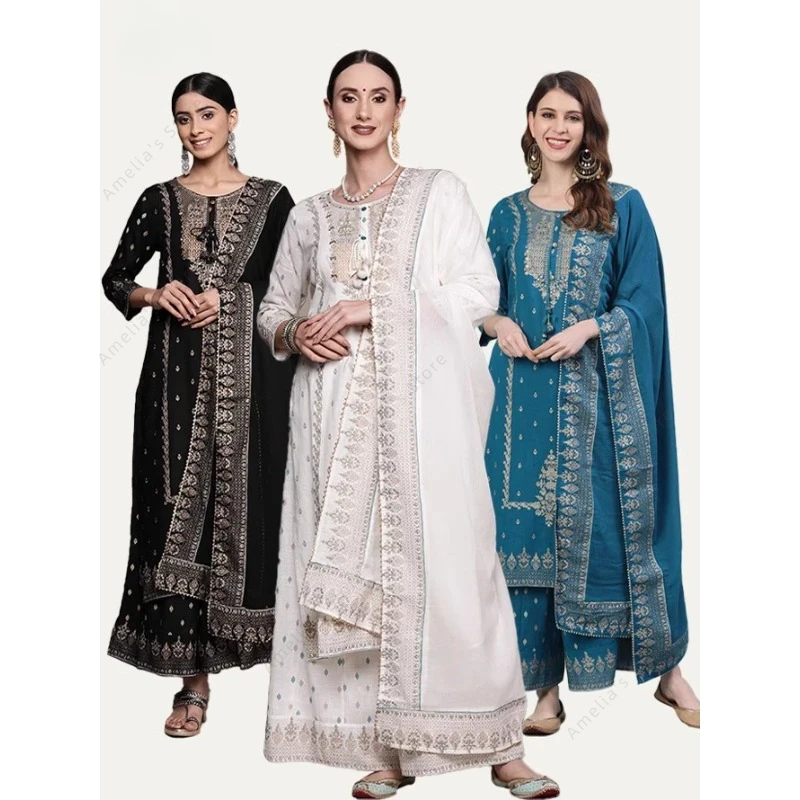 Salwar Kameez Set - Costume Punjabi indien pour femmes, ensemble