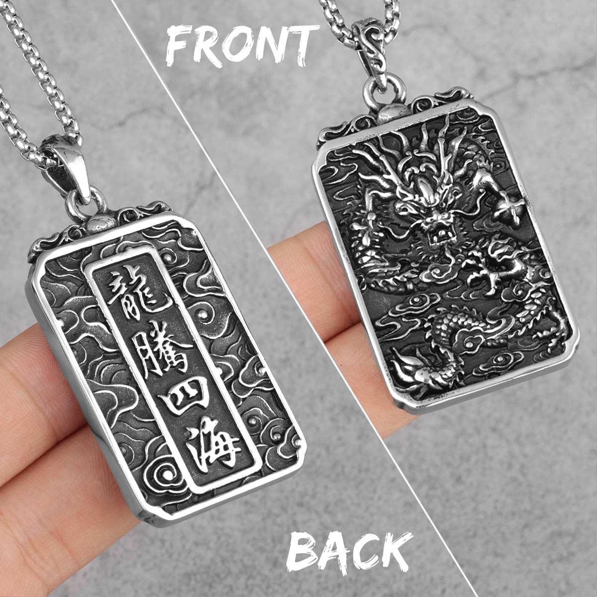 Amulette Dragon Chinois en Aci - Ethnic Fashion Meaning avis et prix