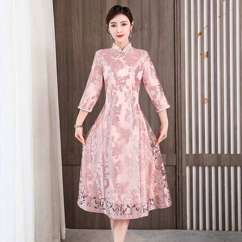 Femmes élégantes Aodai Vietnam - Ao Dai Vietnam Dress avis et prix