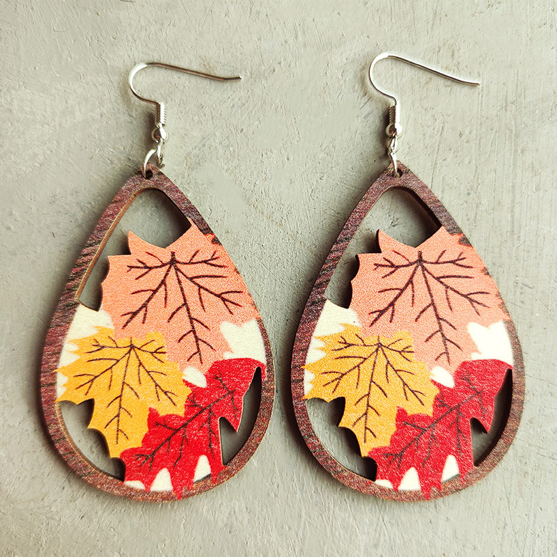 Boucles d'oreilles en bois tou - Ethnic Fashion Boutique avis et prix