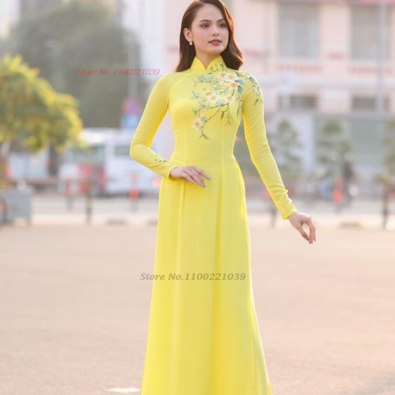  Robe traditionnelle ao dai a - Ao Dai Vietnam Dress avis et prix