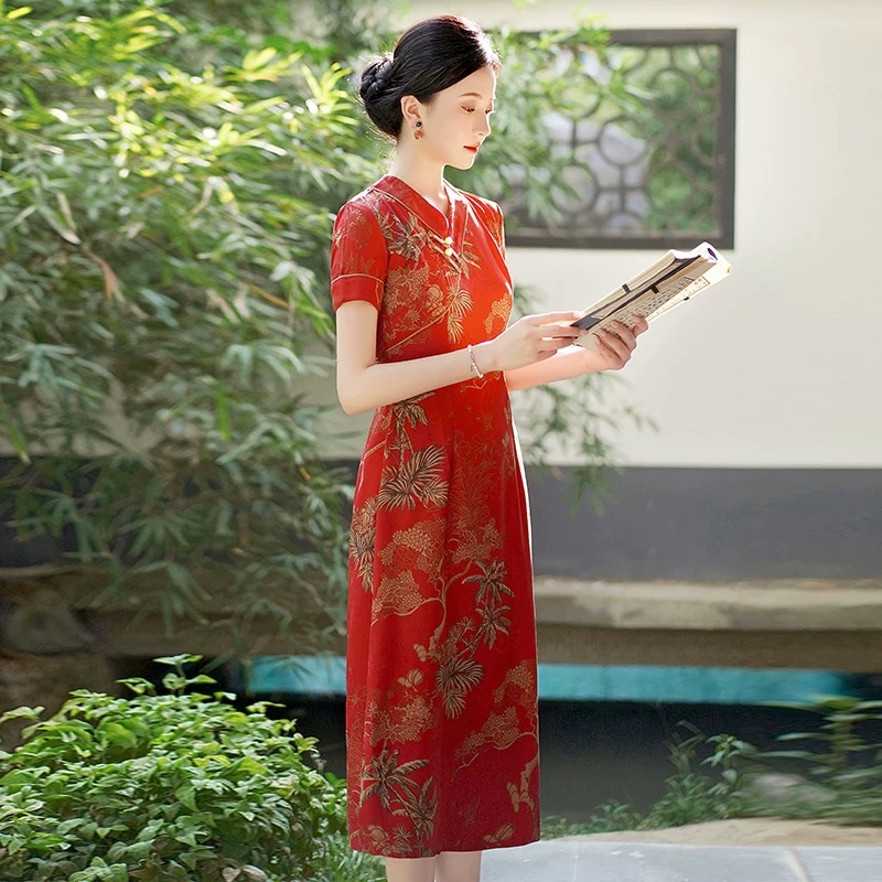 Vietnam Aodai Cheongsam Vintag - Ao Dai Vietnam Dress avis et prix