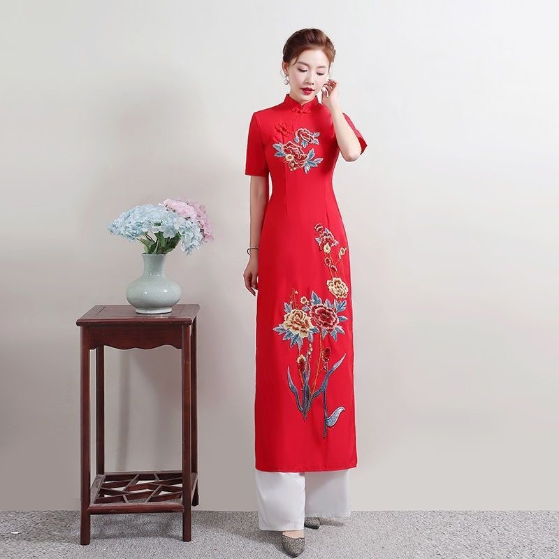 Été femmes traditionnel Vietna - Ao Dai Vietnam Dress avis et prix