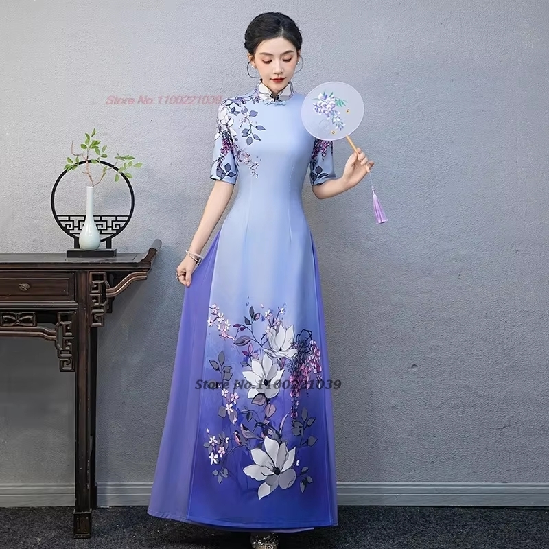 Robe traditionnelle vietnamien - Ao Dai Vietnam Dress avis et prix