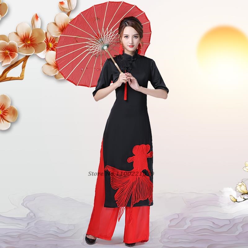 2026 Ensemble Qipao et pantalo - Ao Dai Vietnam Dress avis et prix