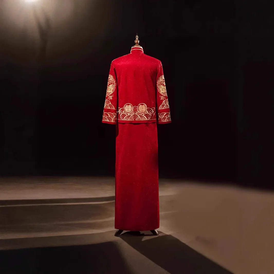 Costume de Mariage Chinois pou - Salwar Kameez Set avis et prix