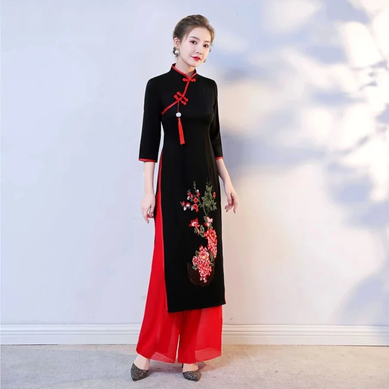 Ensemble de Robe Traditionnell - Ao Dai Vietnam Dress avis et prix