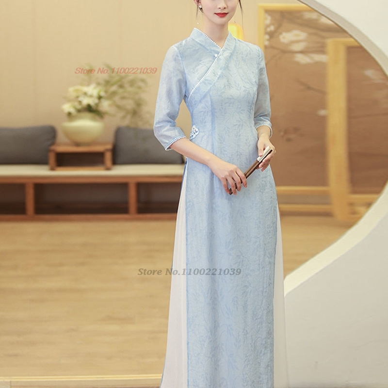 Robe traditionnelle vietnamien - Ao Dai Vietnam Dress avis et prix