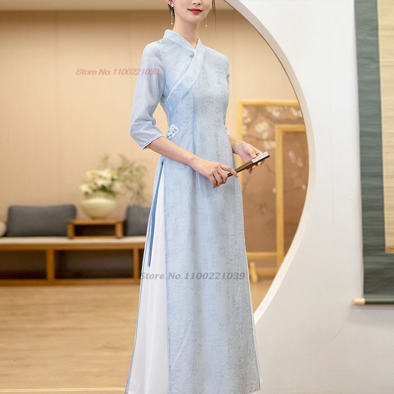 Robe traditionnelle vietnamien - Ao Dai Vietnam Dress avis et prix
