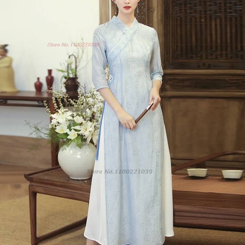 Robe traditionnelle vietnamien - Ao Dai Vietnam Dress avis et prix